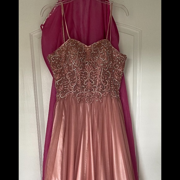 Blondie Nites Dresses & Skirts - rose gold prom dress